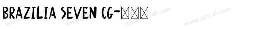 Brazilia Seven CG字体转换